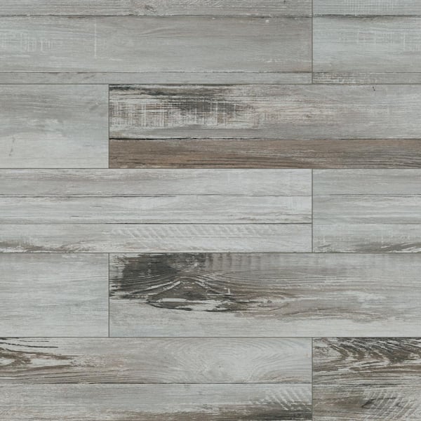 MSI Duttonwood Ash 7 in. x 20 in. Matte Ceramic Wood Look Floor and Wall Tile (14.58 sq. ft./Case)