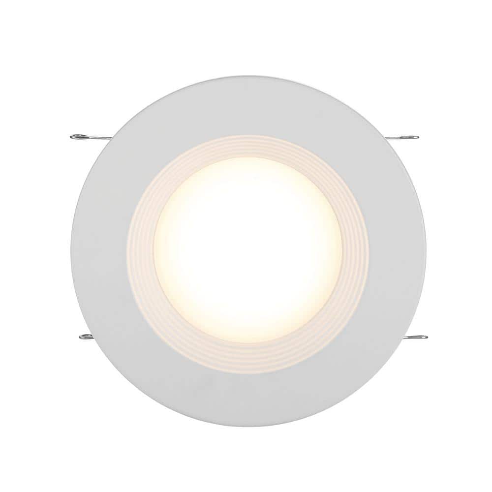 6-Pack White Aluminum Dimmable LED Recessed Lights