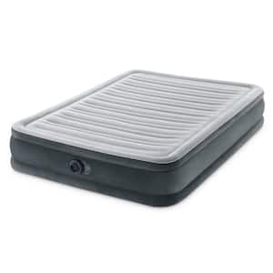 Comfort Deluxe Dura-Beam Plush Air Mattress Bed with Built-In Pump, Full