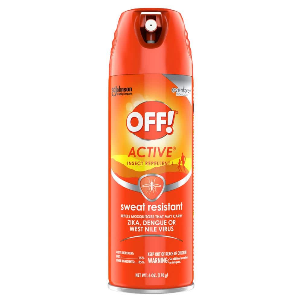 OFF! 6 oz. Aerosol Active Insect Repellent SJN333243 - The Home Depot