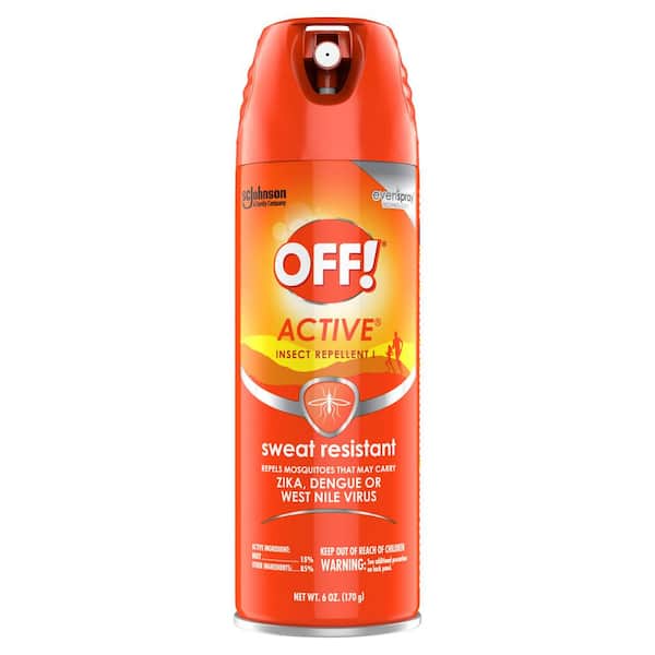 OFF! 6 oz. Aerosol Active Insect Repellent SJN333243 - The Home Depot