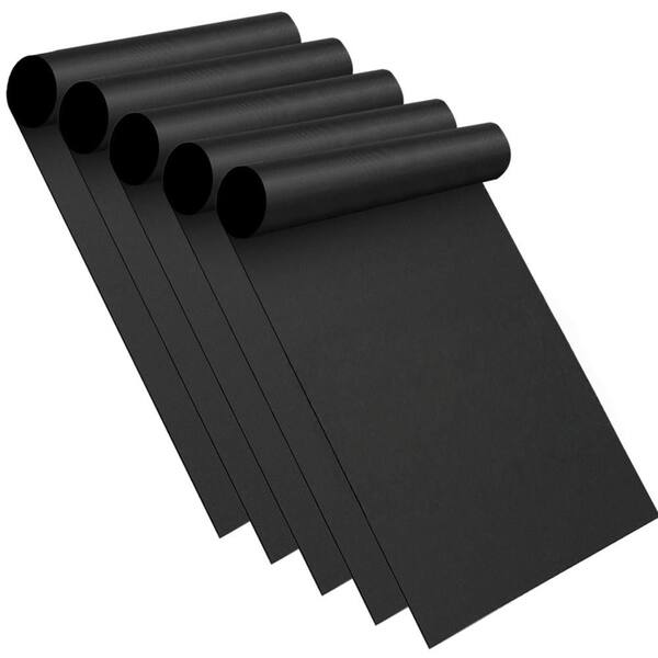 17 in. x 25 in. Non-Stick Reusable Liner for Electric, Gas, Toaster Ovens, Grills to Keep Oven Clean, Black (50-Pack)