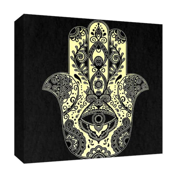 PTM Images Eye Palm'' Canvas Abstract Wall Art 15 in. x 15 in.