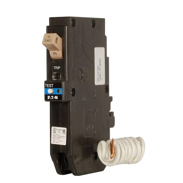 Eaton CH 15 Amp 1-Pole Dual Function Arc Fault/Ground Fault