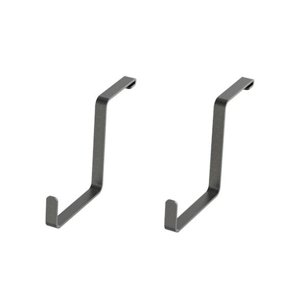 NewAge Products VersaRac 4x8' Overhead S-Hooks in Gray (2-pack)