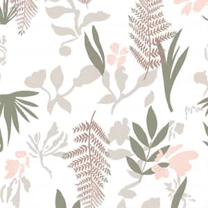 Floral Peel and Stick Wallpaper, Wallpaper Roll (Covers 14.11 sq. ft.)