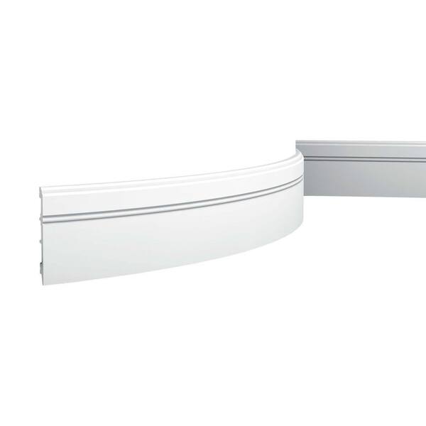 ORAC DECOR 1/2 in. D x 41/4 in. W x 783/4 in. L Primed White Flexible