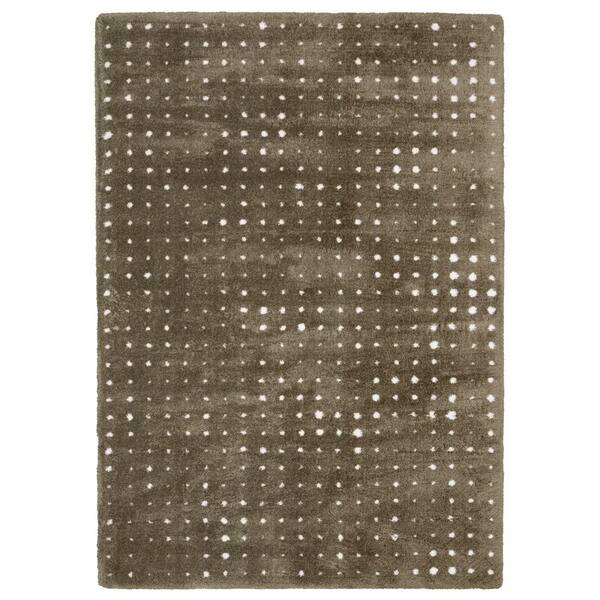 2 ft. x 8 ft. Blue Geometric Washable Area Rug