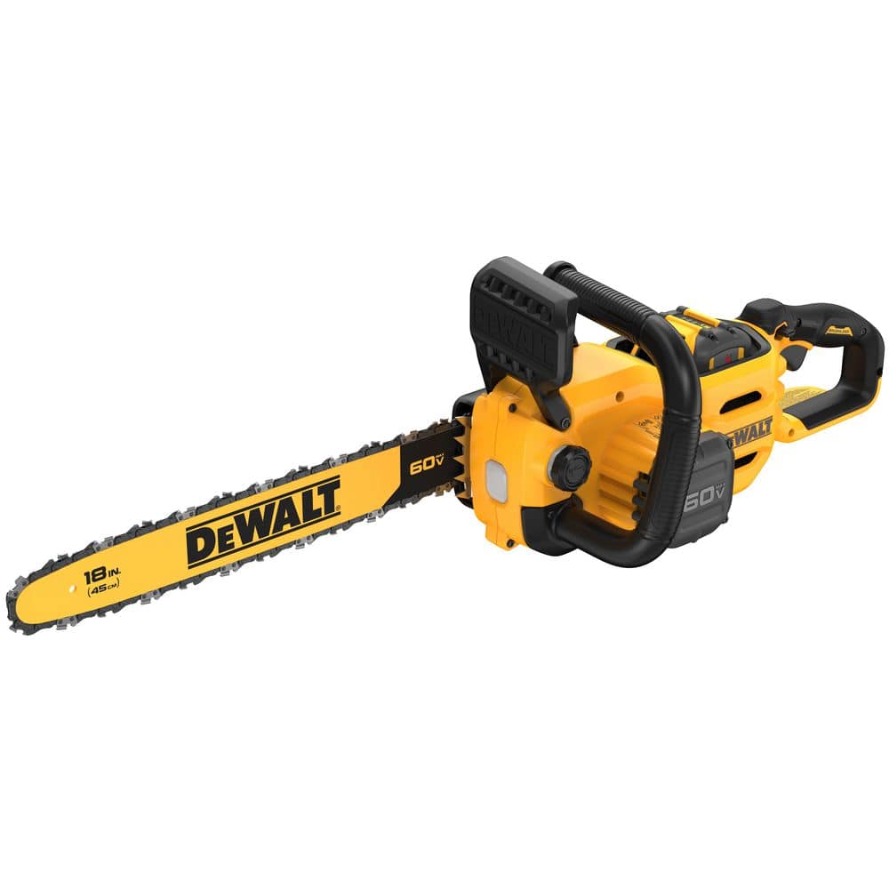 DEWALT FLEXVOLT 60V MAX 18in. Brushless Cordless Battery Powered Chainsaw Kit with (1) FLEXVOLT 3 Ah Battery & Charger DCCS672X1