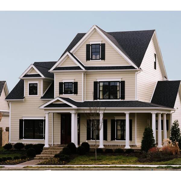 James Hardie Hardieplank Hz10 5 16 In X 8 25 In X 144 In Fiber Cement Primed Smooth Lap Siding 215615 The Home Depot