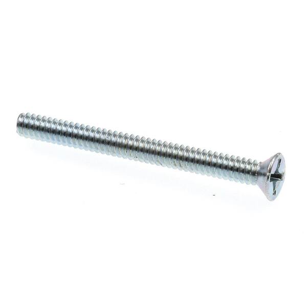 Prime-Line #6-32 x 1-1/2 in. Zinc Plated Steel Phillips Drive Flat Head Machine Screws (100-Pack)