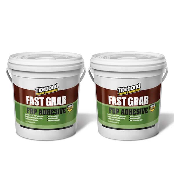 Titebond 128 oz. Yellow Fast Grab FRP Construction Adhesive Pail (2-Pack)