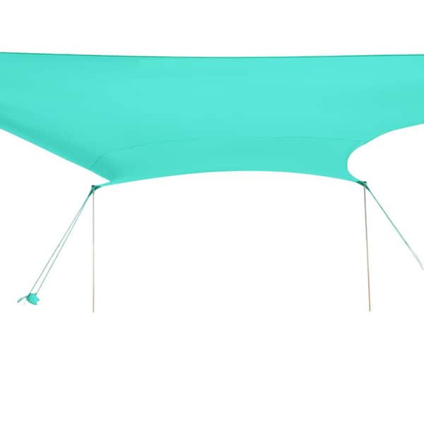 SenQWFa 8 ft. x 8 ft. Beach Canopy Tent Sun Shelter Effortless Setup, Superior Stability, and UPF 50 Plus Protection