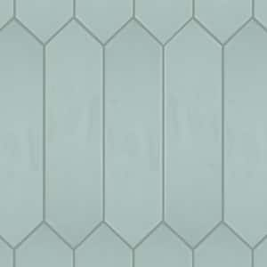 LuxeCraft Spa Glossy 3 in. x 12 in. Glazed Ceramic Picket Wall Tile (8.8 sq. ft./Case)