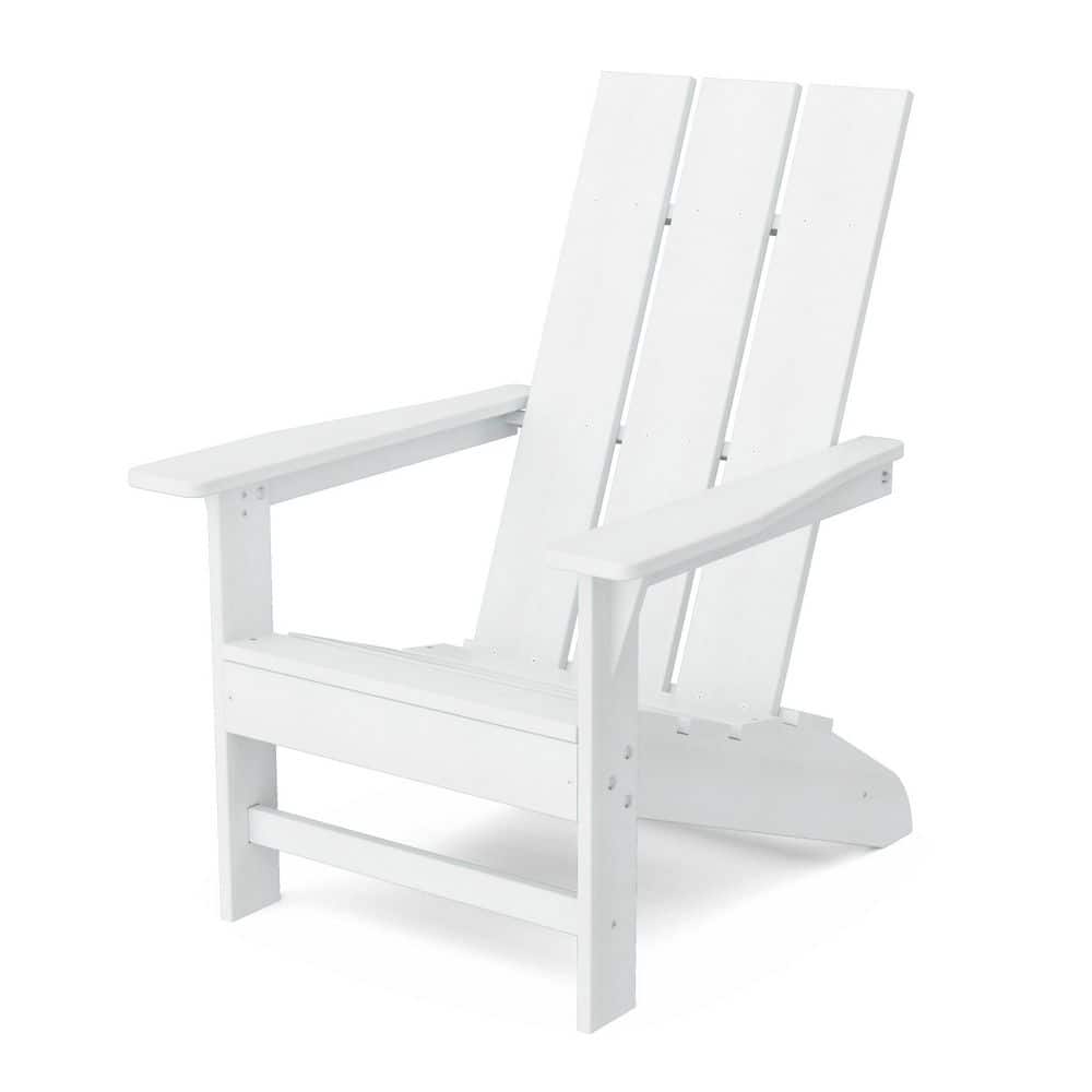 Freedom White HDPE Plastic Modern Outdoor Adirondack Chair price history on PriceWatchPro