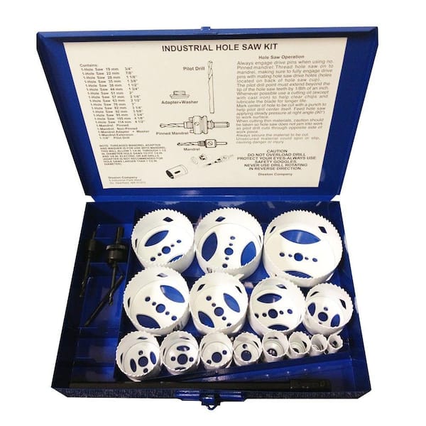 Disston Industrial Xtreme Bi-Metal Hole Saw Kit (20-Piece)