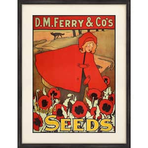 Ferry Seeds I Framed Giclee Vintage Art Print 20 in. x 26 in.
