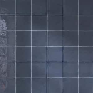 New Country Deep Blue 5.9 in. x 5.9 in. Polished Ceramic Wall Tile (10.76 sq. ft./Case)