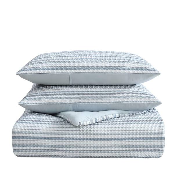 Nautica Home Eastport Collection | Comforter Set - 100% Cotton, Ultra-Soft  & Reversible, Wrinkle-Resistant Bedding, Includes 2 Bonus Decorative