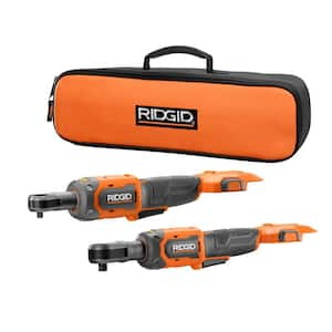 18V Brushless Cordless 2-Tool Combo Kit with 3/8 in. Ratchet, 1/4 in. Ratchet, and Bag (Tools Only)