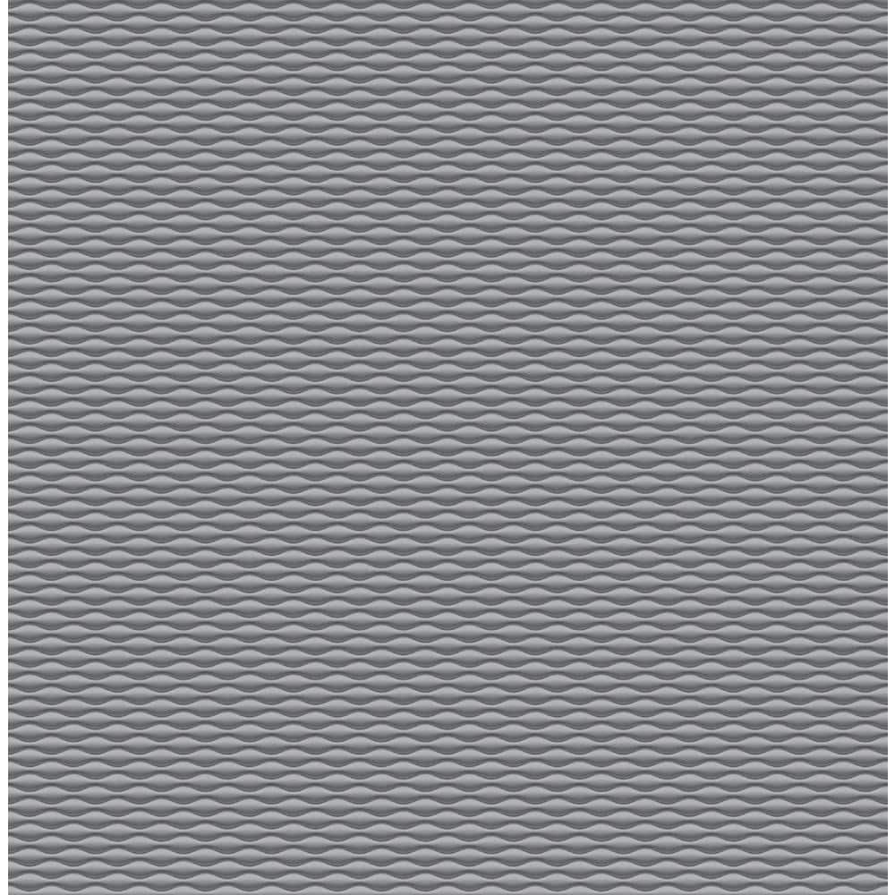 Gray 3D Geometric Non-Pasted Removable Wallpaper Roll