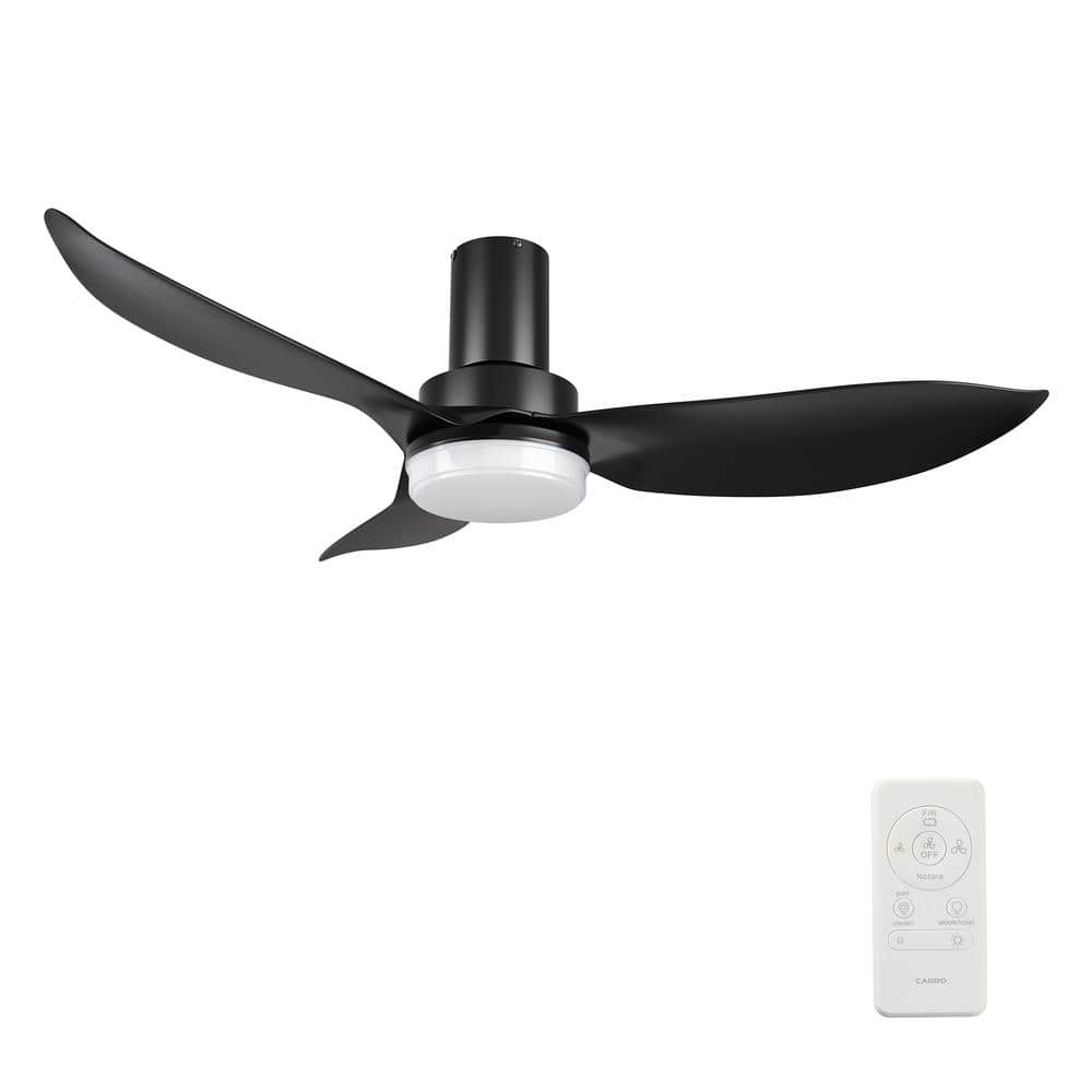 Nefyn 45 in. Color Changing Integrated LED Indoor Matte Black 10-Speed DC Ceiling Fan with Light Kit and Remote Control price history on PriceWatchPro