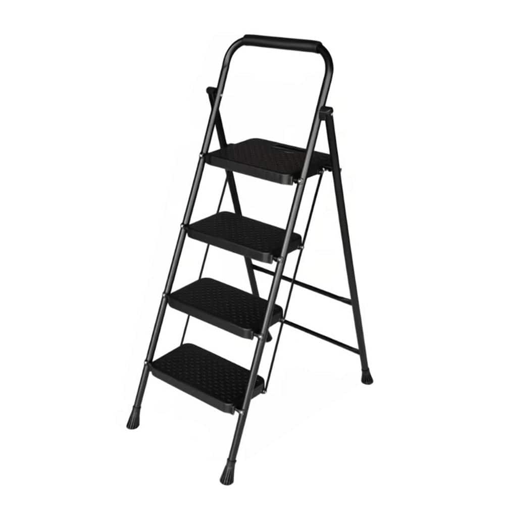 4-Step Lightweight Metal Step Stool (9 ft. Reach), 500 lb. Load Capacity, Portable Step Tools price history on PriceWatchPro