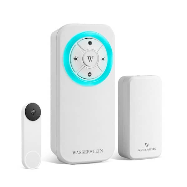 Wasserstein Doorbell Chime for Google Nest Doorbell (Wired, 2nd Gen) and (Battery) - Nest Doorbell Chime to Get Visitor Alerts