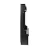 Prepac 77 in. H x 60 in. W Black Engineered Wood Shoe Storage Cabinet with 24-Shoe Cubbies and 6-Double Coat Hooks BSOG-0013-1