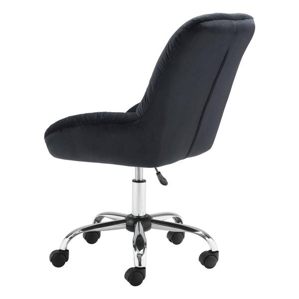 Zuo Modern Loft Black Office Chair, Modern Black Desk Chair