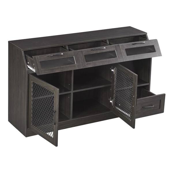 31.5 in. W x 17 in. D x 63 in. H White Particle Board Ready to Assemble Kitchen Cabinet with 2 Doors, Adjustable Shelves