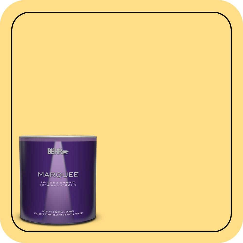 1 qt. #330B-5 Yellow Corn Eggshell Enamel Interior Paint & Primer product image for price tracking