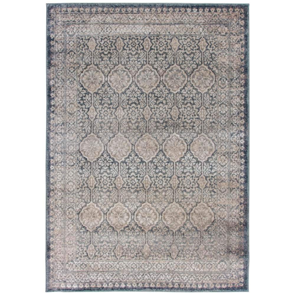 5 ft. x 7 ft. Light Blue/Light Gray Morrow Area Rug price history on PriceWatchPro