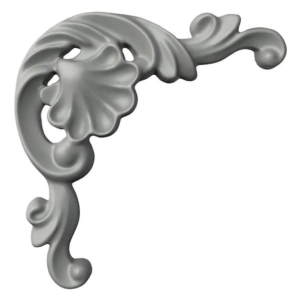 Ekena Millwork 3.875 in. D x 3.125 in. W x 9.625 in. L Primed Polyurethane Panel Moulding