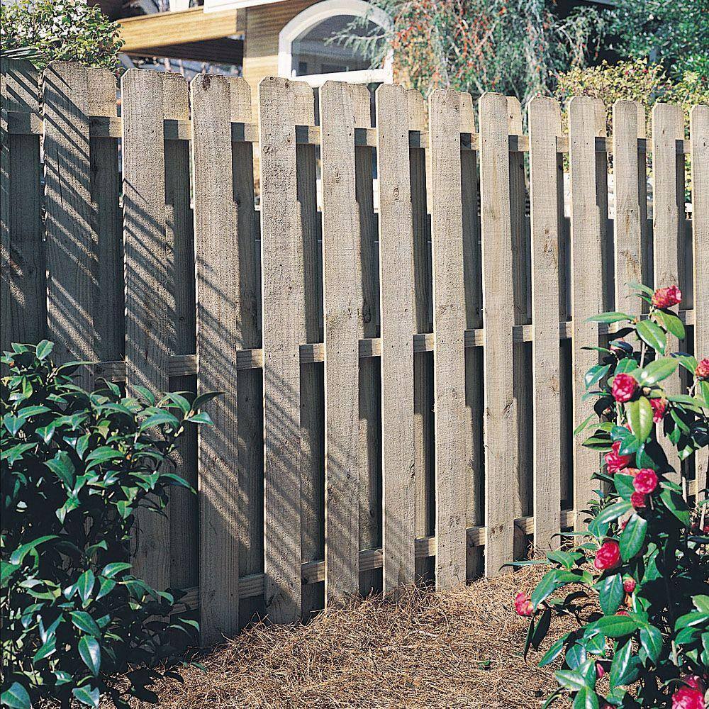 6 Ft X 8 Ft Pressure Treated Pine Shadowbox Fence Panel 0320850 The Home Depot 6 Ft X 8 Ft Pressure Treated Pine Shadowbox Fence Panel 0320850 The Home Depot