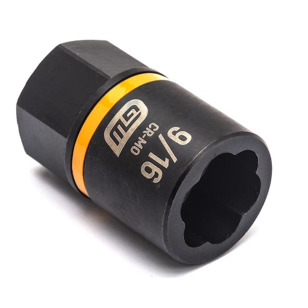 GEARWRENCH Bolt Biter 3/8 in. Drive SAE Impact Extraction Socket 9/16 in.
