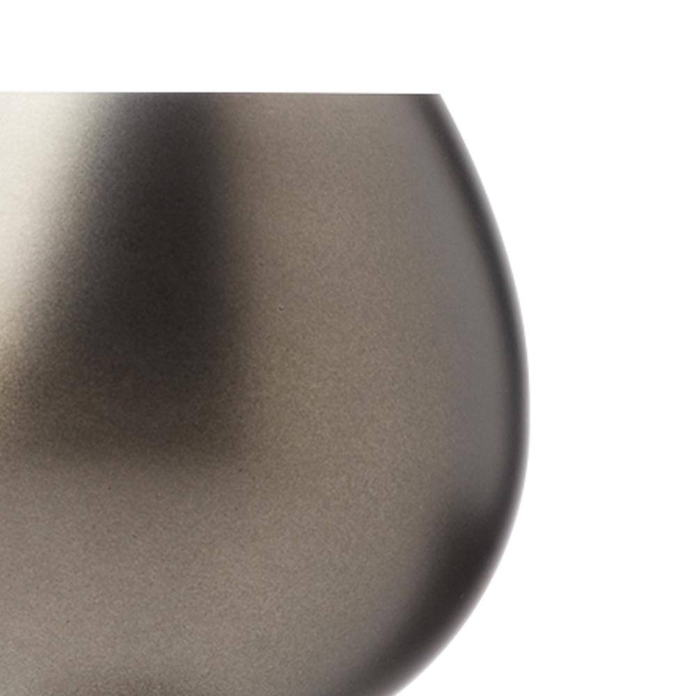 Set of 4 Black Stainless Steel 18oz Wine Glasses