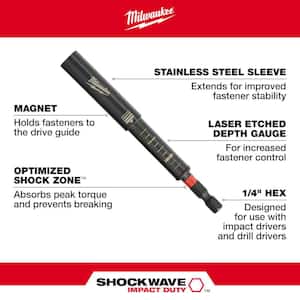 SHOCKWAVE Impact Duty 3 in. Magnetic Drive Guide