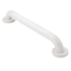 Home Care 18 in. x 1-1/4 in. Concealed Screw Grab Bar with SecureMount in White