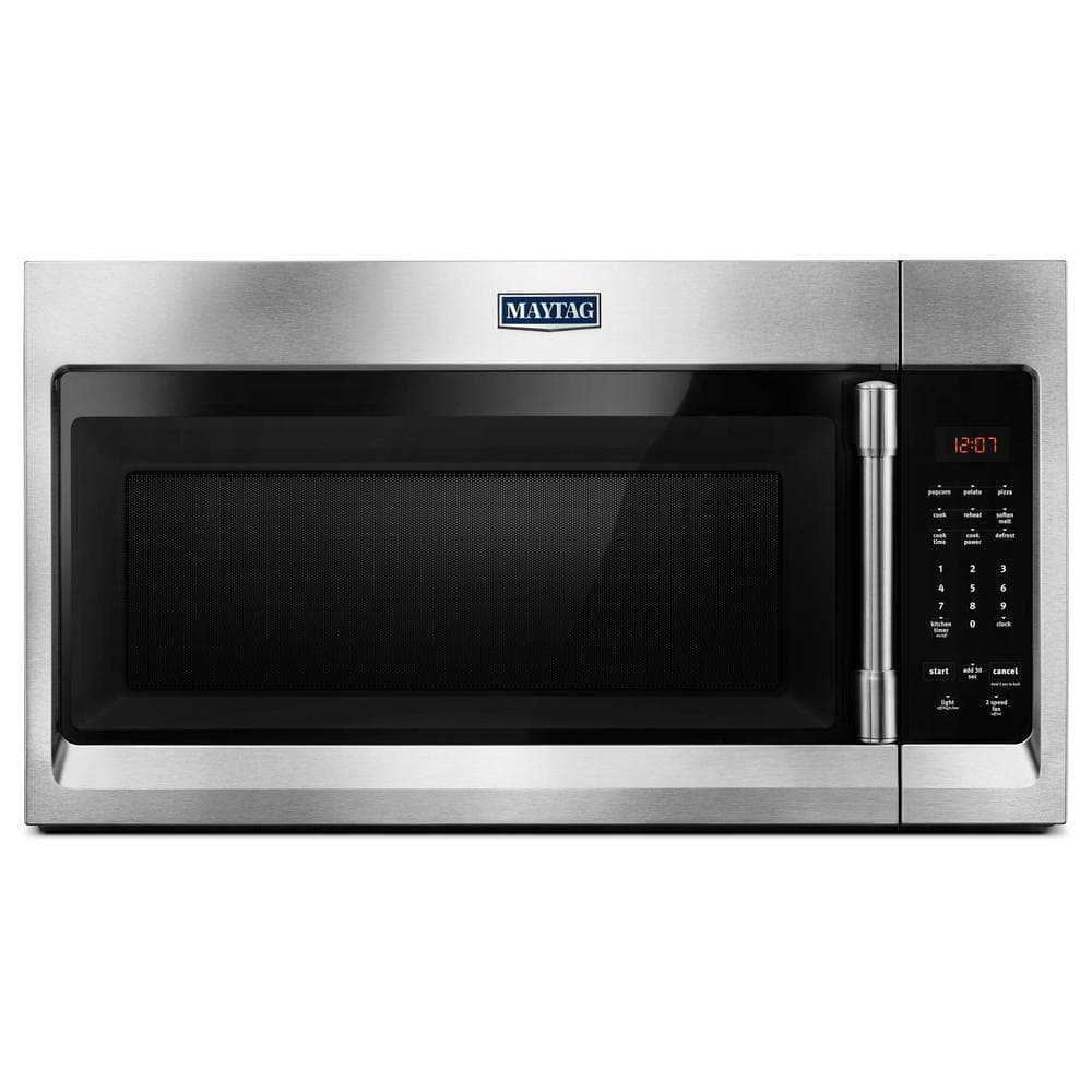 Maytag 1.7 cu. ft. Over the Range Microwave Hood in Fingerprint