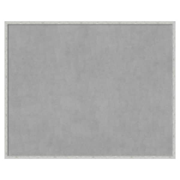 Amanti Art Imprint Silver 41 in. x 33 in Framed Magnetic Board