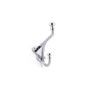 4-3/16 in. (107 mm) Chrome Classic Wall Mount Hook