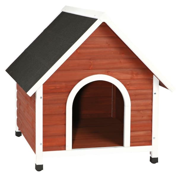 TRIXIE Nantucket Medium Dog House in Brown/White