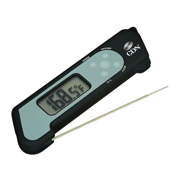 CDN ProAccurate Black Digital Food Thermometer