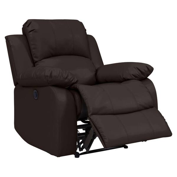 ProLounger Electric Wall Hugger Coffee Brown Renu Leather Recliner