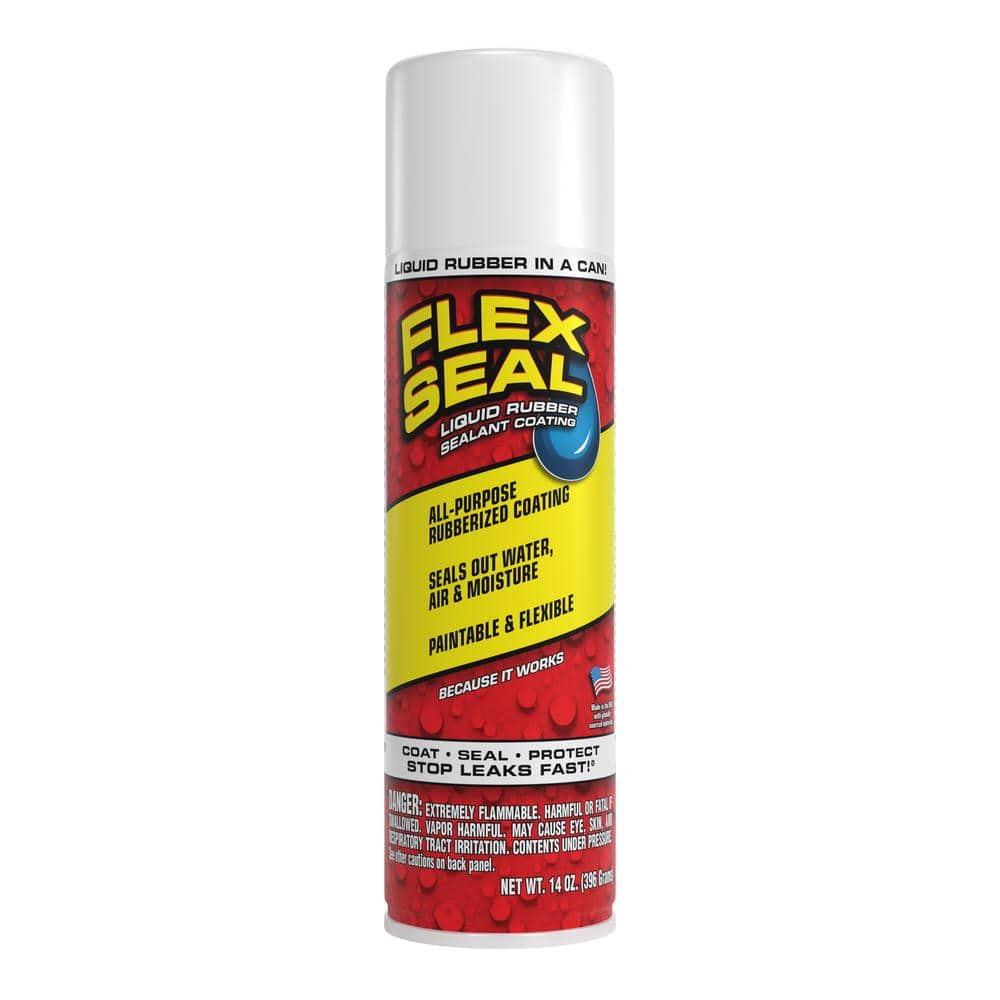 FLEX SEAL FAMILY OF PRODUCTS Flex Seal White 14 oz. Aerosol Liquid ...