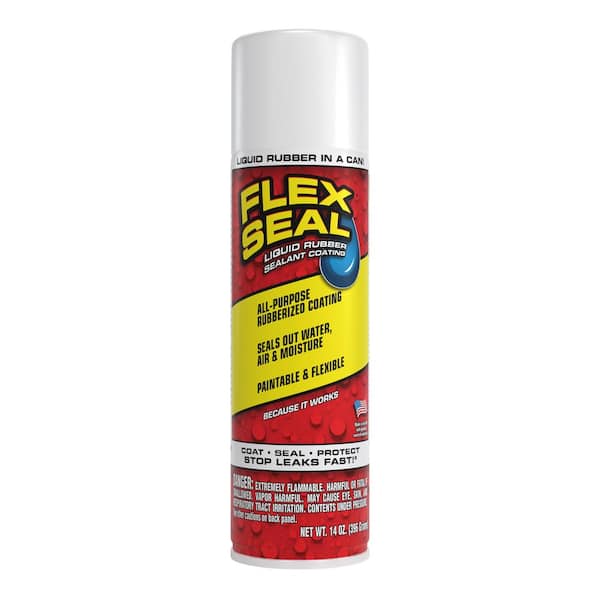 FLEX SEAL FAMILY OF PRODUCTS Flex Seal White 14 Oz. Aerosol Liquid ...