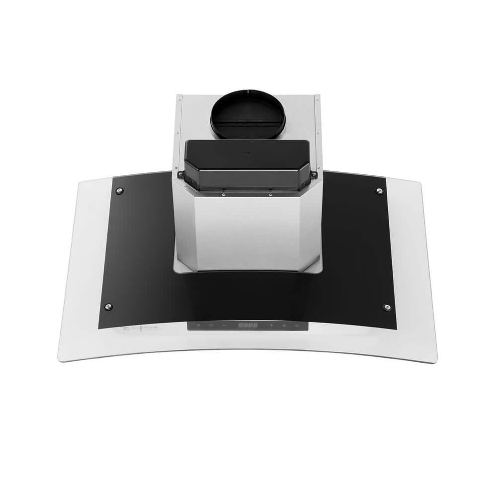 30-Inch Stainless Steel Wall Mounted Range Hood with LED Lighting