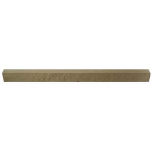 Sandstone 4 ft. x 3.5 in. Buff Faux Stone Siding Window and Door Trim (4-Pack)