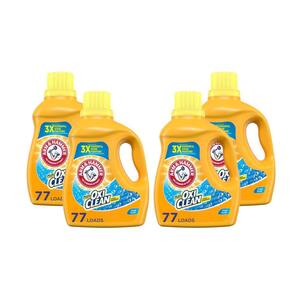 100.5 oz. Fresh Scent Plus OxiClean Liquid Laundry Detergent (77 Loads), (4-Pack)